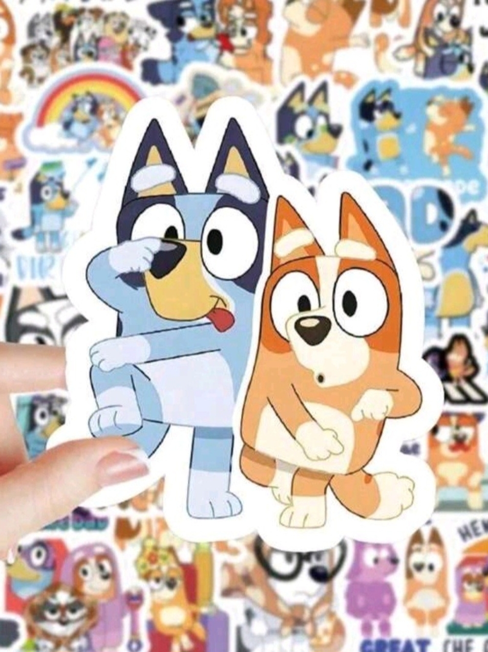 Bluey Character Sticker Pack Of Ten